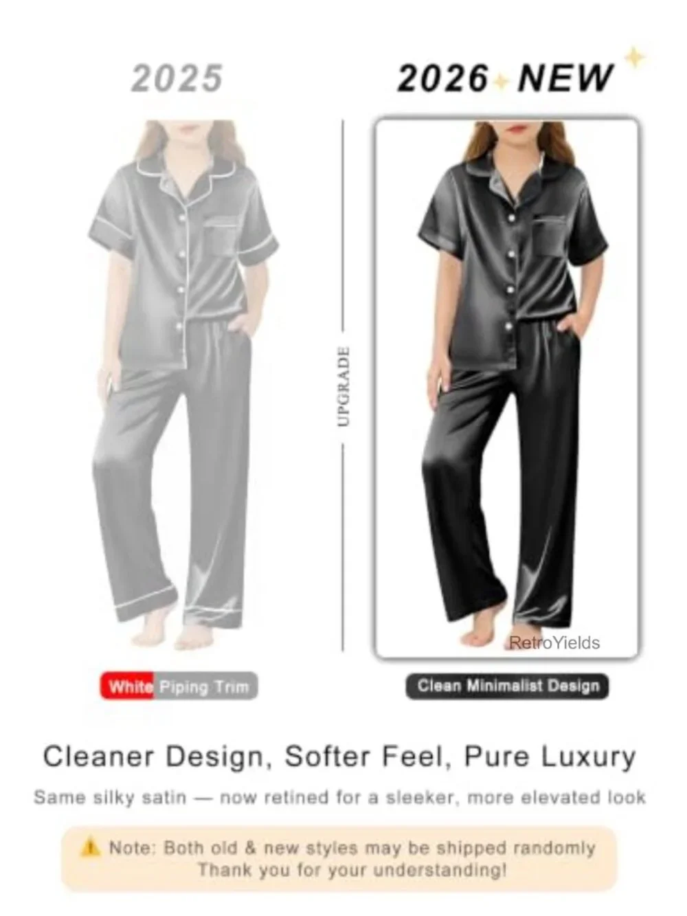 Girls 2 Piece Satin Silk Pajama Set Button Down Short Sleeve Sleepwear Lounge